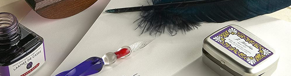 Tinták, tustoll Kalligráfia