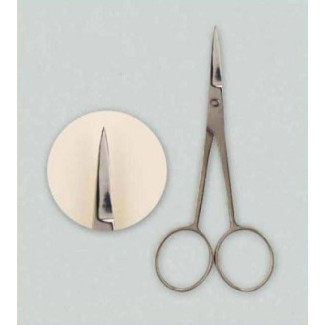 Rozsdamentes hegyes egyenes olló - 10 cm