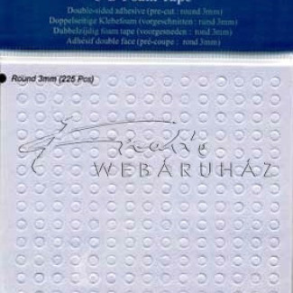 3mm - átmérőjű Ragasztó korongok