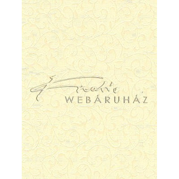 Gyöngyház domborított Inda papír - Pezsgőszínű