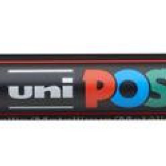 Dekormarker, 0,7 mm, UNI "Posca PC-1MR" - Metálpiros M15