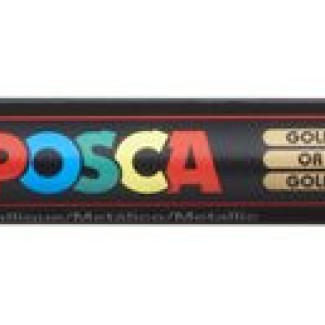 Dekormarker, 0,9-1,3 mm, UNI "Posca PC-3M", arany 25