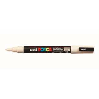 Dekormarker, 0,9-1,3 mm, UNI "Posca PC-3M" - Bézs 45
