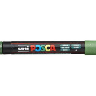 UNI POSCA PC-3ML - Csillámló Zöld L6