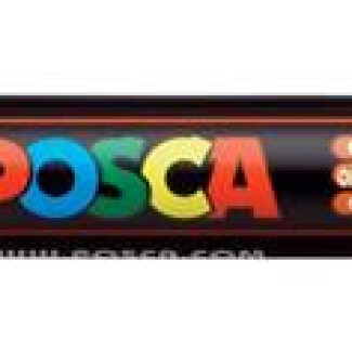 Dekormarker, 0,9-1,3 mm, UNI "Posca PC-3M", narancssárga 03