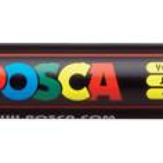 Dekormarker, 0,9-1,3 mm, UNI "Posca PC-3M", sárga 02