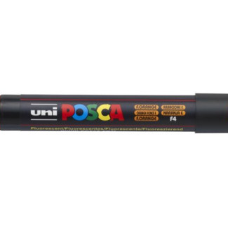Dekormarker, 1,8-2,5 mm, UNI Posca PC-5M - Fluoreszkáló Narancs