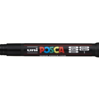 Posca ecsetfilc, ecsetvégű dekormarker (PCF-350) - Fehér 01