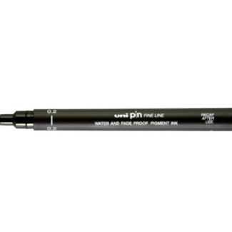 Rajzmarker, 0,2 mm, UNI PIN, fekete