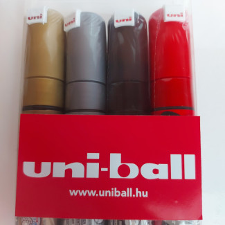 UNI PWE-8K Alap Szett - 4 db (Fekete,Arany,Ezüst,Piros)