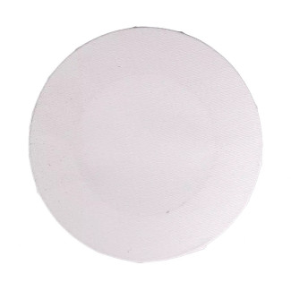 Keretre feszített, alapozott festővászon - Mona Lisa - Kör Alakú - 40 cm Fehér