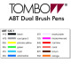 Tombow ABT Dual Brush Pen - Kéthegyű marker filctoll 12db - alapszínek Tombow ABT Dual Brush Pen - Kéthegyű marker filctoll 12db - alapszínek
