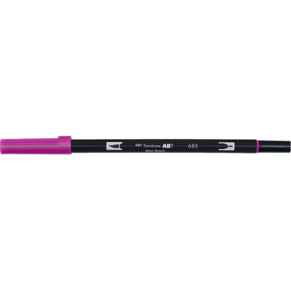 Tombow ABT Dual Brush Pen - szín: 685 (Deep Magenta)