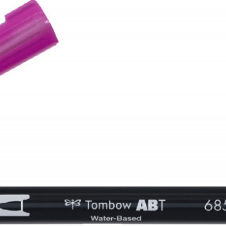 Tombow ABT Dual Brush Pen - szín: 685 (Deep Magenta)