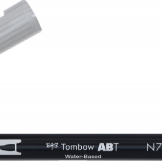 Tombow ABT Dual Brush Pen - szín: N75 (Cool Gray 3)