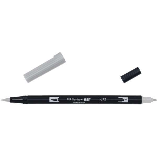 Tombow ABT Dual Brush Pen - szín: N75 (Cool Gray 3)