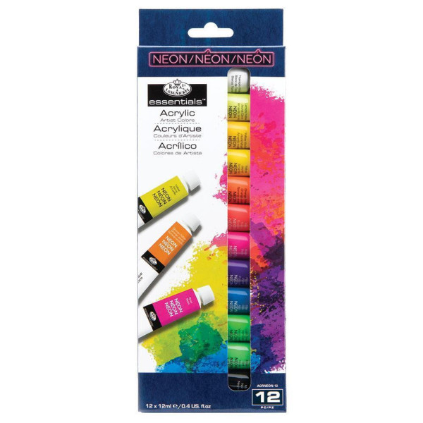 Neonszínű Akrilfesték készlet - Royal 12 x 12 ml Neonszínű Akrilfesték készlet - Royal 12 x 12 ml