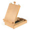 S-ART Festődoboz, asztali festőállvány - Solid Beech Wood Tabletop Easel Art Easel with Storage