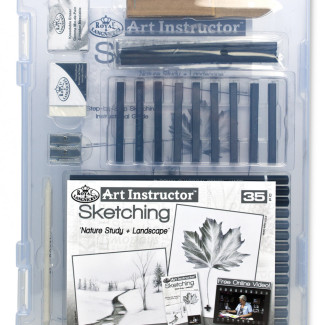 Művészeti oktató készlet - Rajzolás a természetben- műanyag hordtáskában