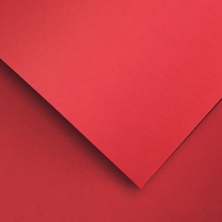 Domborított karton - Vászonhatású felület, 220gr, A4, 1 lap - Piros színű