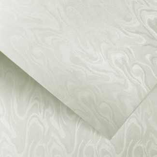 Domborított karton - Hullámvonal mintás karton, 220gr, A4, 1 lap - Fehér színű