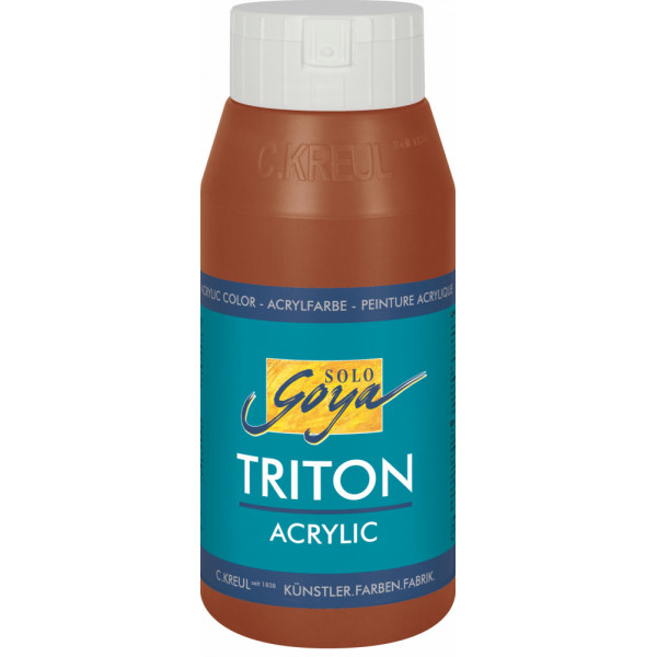 Akril paint Kreul Solo Goya 750ml – 12 Sötét Oxide Brown