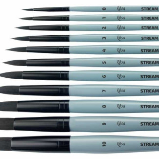akvarell brush Rosa Stream 132 - size 0