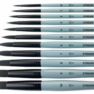 akvarell brush Rosa Stream 132 - size 1
