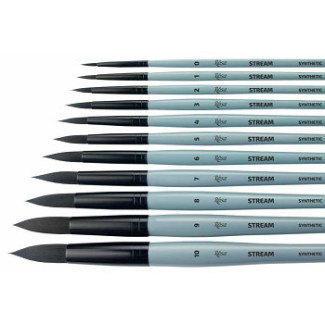 akvarell brush Rosa Stream 132 - size 1