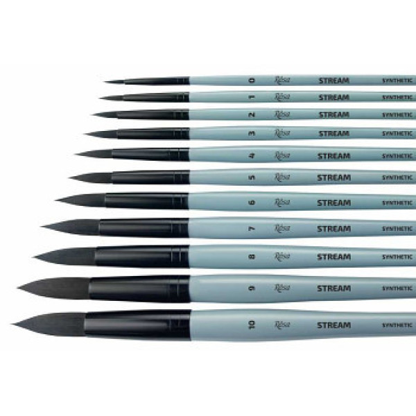 akvarell brush Rosa Stream 132 - size 3