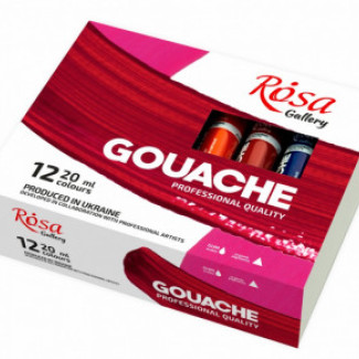 Rosa Gallery Gouache Colour Set 12x20ml Rosa Gallery Gouache Colour Set 12x20ml