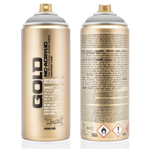 Montana Gold spray festék 400ml – SH9000 Fekete
