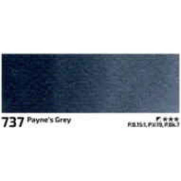 Rosa akvarellfesték 10ml – 737 Payne-szürke