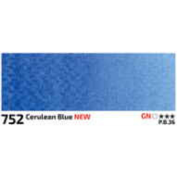 Rosa akvarellfesték 10ml – 752 cerulean kék