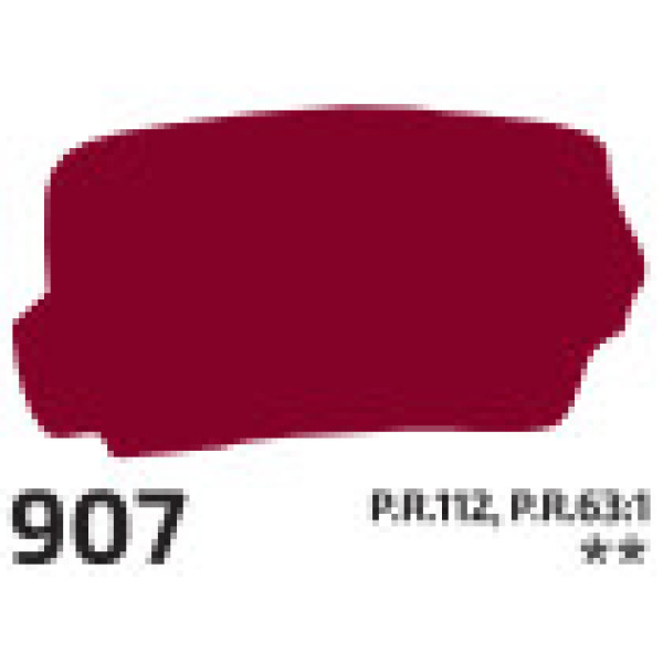 Rosa gouache festék 200ml – 907 mélyvörös