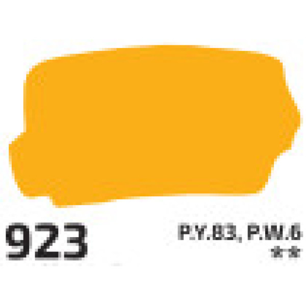 Rosa gouache festék 200ml – 923 mélysárga