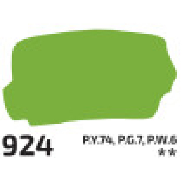 Rosa gouache festék 200ml – 924 sárgászöld