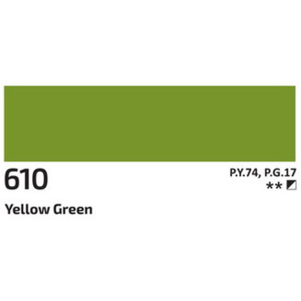 Rosa akrilfesték 60ml – 610 sárgászöld