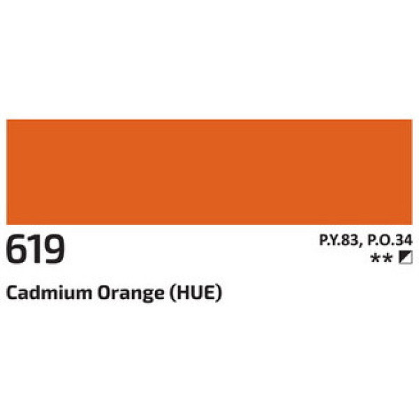 Rosa akrilfesték 60ml – 619 kadmiumnarancs