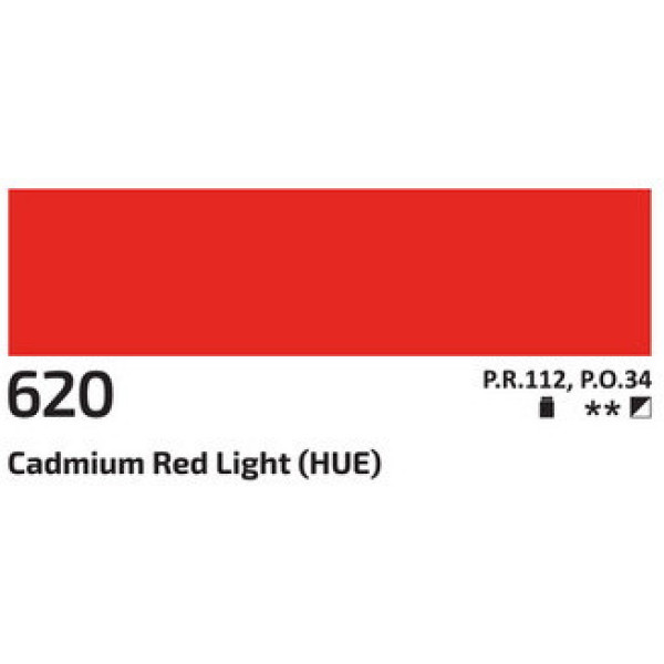 Rosa akrilfesték 60ml – 620 kadmiumvörös világos