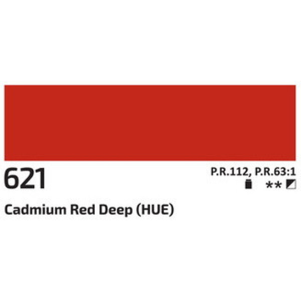 Rosa akrilfesték 60ml – 621 kadmiumvörös mély