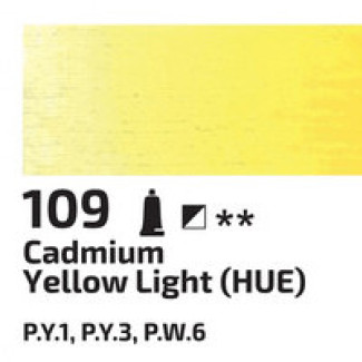 Olajfesték Rosa 45ml – 109 kadmium sárga világos Olajfesték Rosa 45ml – 109 kadmium sárga világos