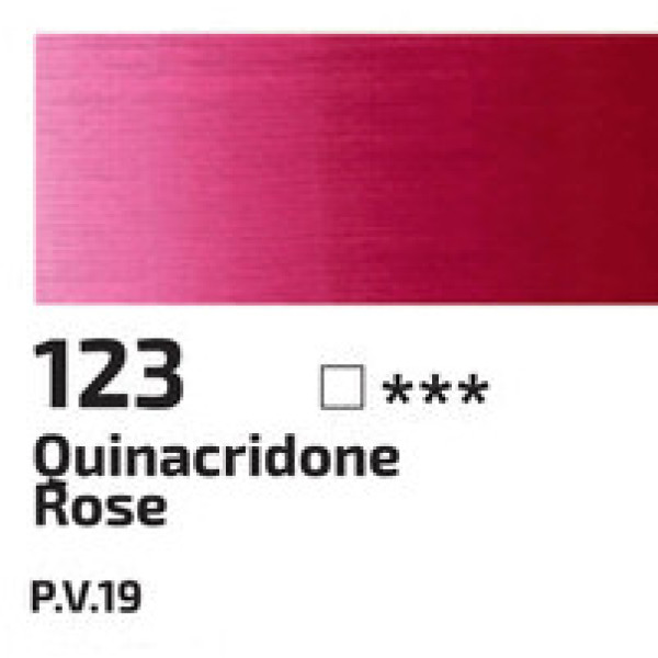 Olajfesték Rosa 45ml – 123 rózsaszín quinakridon