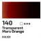 Olajfesték Rosa 45ml – 140 mars narancssárga átlátszó