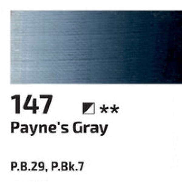 Olajfesték Rosa 45ml – 147 paynes szürke