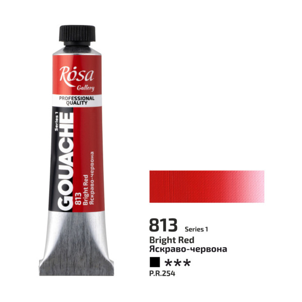 Rosa gouache festék 20ml – 813 élénkvörös