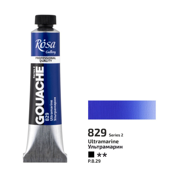 Rosa gouache festék 20ml – 829 ultramarin