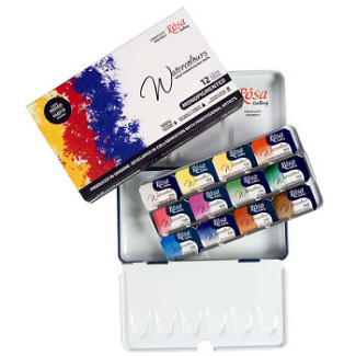 Rosa akvarellfesték készlet 12 db – Monopigmentált