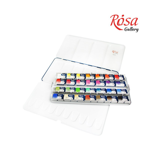 Rosa akvarellfesték készlet 28 db – Botanika