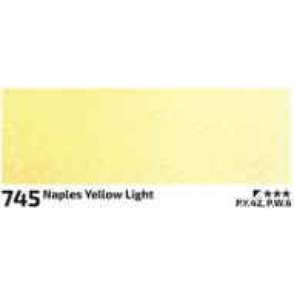 Rosa akvarellfesték 2.5ml – 745 nápolyi sárga világos